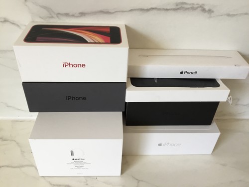 Joblot apple iphone boxes - of,