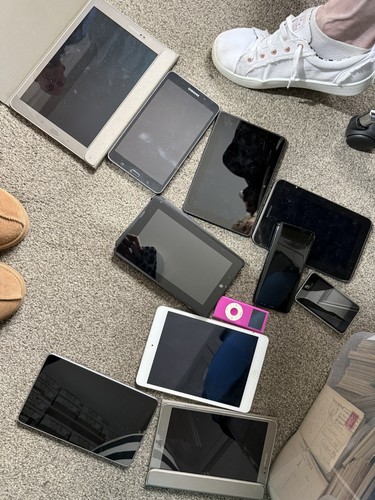Job lot tablets and apple - of,