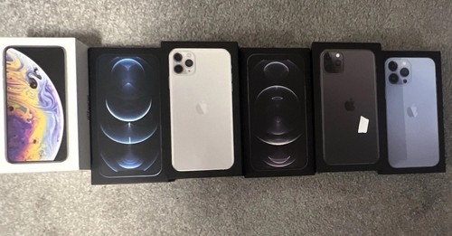 Empty apple iphone boxes - empty,