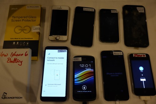 Job lot phones for spares - lot,