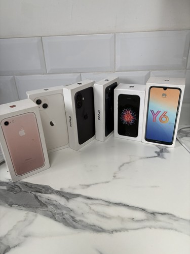 Iphone empty boxes - empty,